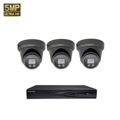 Valvekaamera 5MP Dome VAI2346HKB + Hikvision NVR 7604 komplekt hind ja info | Valvekaamerad | kaup24.ee