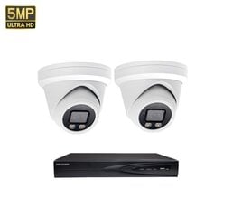 Valvekaamra 5MP Dome VAI2346HKB + Hikvision NVR 7604 komplekt цена и информация | Камеры видеонаблюдения | kaup24.ee