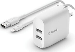 Belkin WCD001VF1MWH цена и информация | Зарядные устройства для телефонов | kaup24.ee