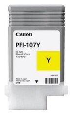INK CARTRIDGE YELLOW PFI-107/6708B001 CANON цена и информация | Картриджи для струйных принтеров | kaup24.ee