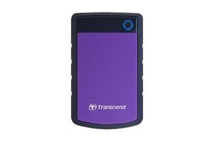 HDD USB3 4TB EXT. 2.5/TS4TSJ25H3P TRANSCEND hind ja info | Välised kõvakettad (SSD, HDD) | kaup24.ee