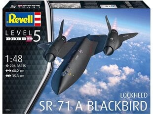 Revell - Lockheed SR-71 A Blackbird, 1/48, 04967 hind ja info | Klotsid ja konstruktorid | kaup24.ee