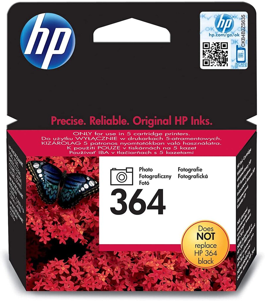 HP 364 ink photo black Vivera blister Photosmart C5380 C6380 D5460 B8550 цена и информация | Tindiprinteri kassetid | kaup24.ee