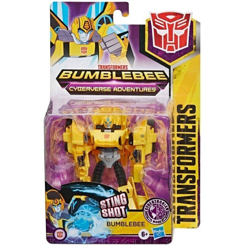 Transformers Bumblebee - cyberverse adventures Sting Shot Bumblebee / E7084 (12 cm) цена и информация | Poiste mänguasjad | kaup24.ee