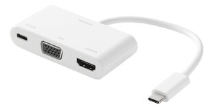 Adapter Deltaco USBC-HDMI20, USB-C/HDMI/VGA цена и информация | Адаптеры и USB-hub | kaup24.ee