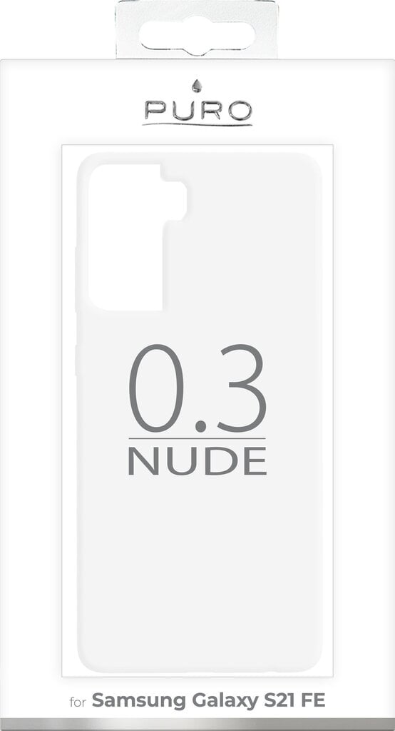 Puro 03 Nude, Samsung Galaxy S21 Fe jaoks, läbipaistev цена и информация | Telefoni kaaned, ümbrised | kaup24.ee
