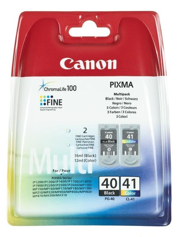 CANON PG-40/CL-41 Multi Pack (2 cartridges) цена и информация | Tindiprinteri kassetid | kaup24.ee