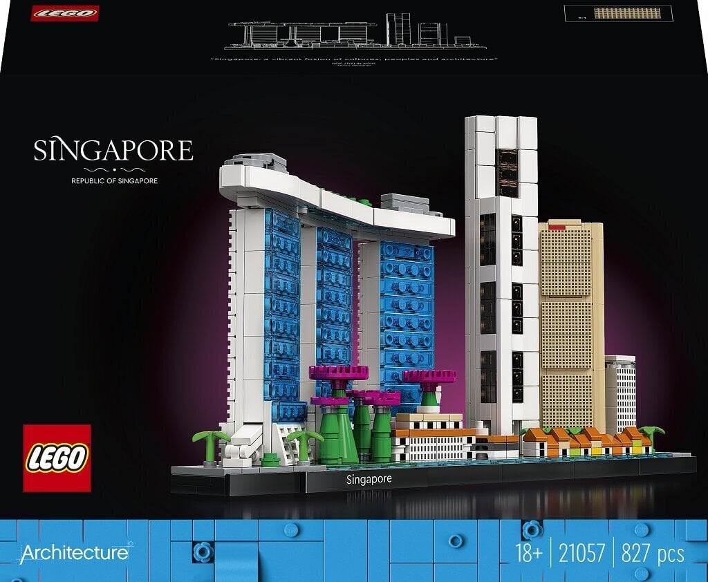 21057 LEGO® Singapuri arhitektuur цена и информация | Klotsid ja konstruktorid | kaup24.ee