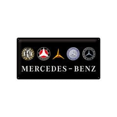 Metallplaat 25x50cm / Mercedes-Benz logo hind ja info | Sisustuselemendid | kaup24.ee