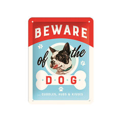 Metallplaat 15x20cm / Beware of the Dog hind ja info | Sisustuselemendid | kaup24.ee