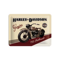 Metallplaat 15x20cm / Harley-Davidson 750 Flathead hind ja info | Sisustuselemendid | kaup24.ee