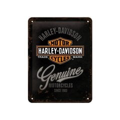 Nostalgic Art металлическая пластина Harley-Davidson Motorcycles, 15x20 см цена и информация | Детали интерьера | kaup24.ee