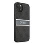 GUHCP13M4GDGR Guess PU 4G Printed Stripe Case for iPhone 13 Grey hind ja info | Telefoni kaaned, ümbrised | kaup24.ee