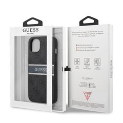 GUHCP13M4GDGR Guess PU 4G Printed Stripe Case for iPhone 13 Grey hind ja info | Telefoni kaaned, ümbrised | kaup24.ee