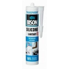 Bison sanitaar silikoon l&auml;bipaistev цена и информация | Изоляционный и уплотняющий упаковочный материал | kaup24.ee