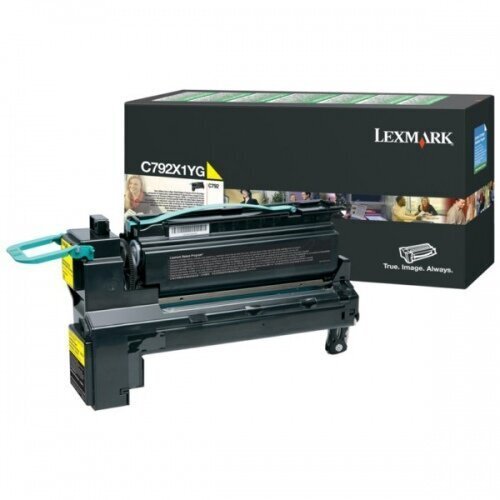 Lexmark - Toner Optra C792 żółty 20k C792X1YG цена и информация | Laserprinteri toonerid | kaup24.ee