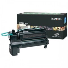 Lexmark - Toner Optra C792 czarny 20k C792X1KG цена и информация | Картриджи и тонеры | kaup24.ee