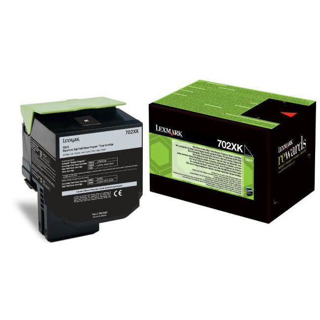 Tooner Lexmark - Toner 702XK 8k black CS510de/dte 70C2XK0 цена и информация | Laserprinteri toonerid | kaup24.ee