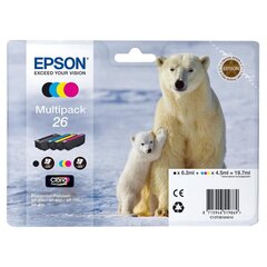 EPSON 4-COLOURS 26 CLARIA PREMIUM INK hind ja info | Tindiprinteri kassetid | kaup24.ee