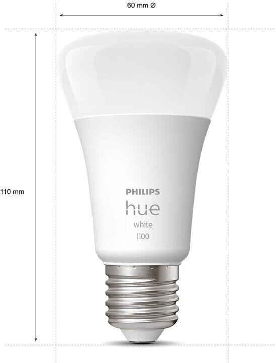 LED pirnid Philips Hue E27 9,5W 1100lm, 3 tk hind ja info | Lambipirnid, lambid | kaup24.ee
