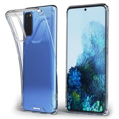 Противоударный чехол Moozy Xframe для Samsung Galaxy S20 FE, Samsung Galaxy S20 Lite, Samsung Galaxy S20 FE 5G – Прозрачный гибридный чехол с амортизирующим ободком из ТПУ цена и информация | Чехлы для телефонов | kaup24.ee