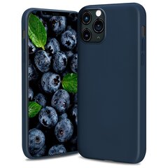 Чехол Moozy Lifestyle для iPhone 13 Pro Max - Силиконовый чехол с матовым покрытием и подкладкой из мягкой микрофибры, Полуночно-Синий цена и информация | Чехлы для телефонов | kaup24.ee