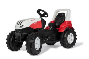Педальный детский трактор Rolly Toys rollyFarmtrac Steyr 6300 Terrus CVT цена и информация | Развивающий мелкую моторику - кинетический песок KeyCraft NV215 (80 г) детям от 3+ лет, бежевый | kaup24.ee