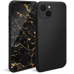 Силиконовый Чехол Moozy Minimalist для iPhone 13 – Тонкий и матовый чехол из силикона TPU, черный цена и информация | Чехлы для телефонов | kaup24.ee