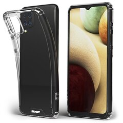 Противоударный чехол Moozy Xframe для Samsung Galaxy A12 – Прозрачный гибридный чехол с амортизирующим ободком из ТПУ цена и информация | Чехлы для телефонов | kaup24.ee
