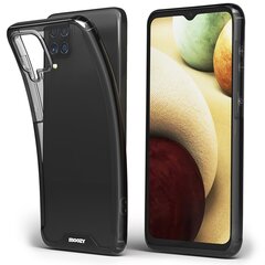 Löögikindel ümbris Moozy Xframe, Samsung Galaxy A12 - kahevärviline, läbipaistev hind ja info | Telefoni kaaned, ümbrised | kaup24.ee