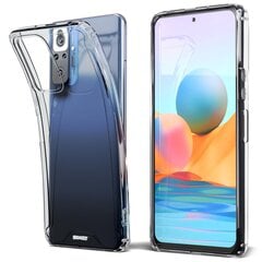 Противоударный чехол Moozy Xframe для Xiaomi Redmi Note 10 Pro, Xiaomi Redmi Note 10 Pro Max – Прозрачный гибридный чехол с амортизирующим ободком из ТПУ цена и информация | Чехлы для телефонов | kaup24.ee