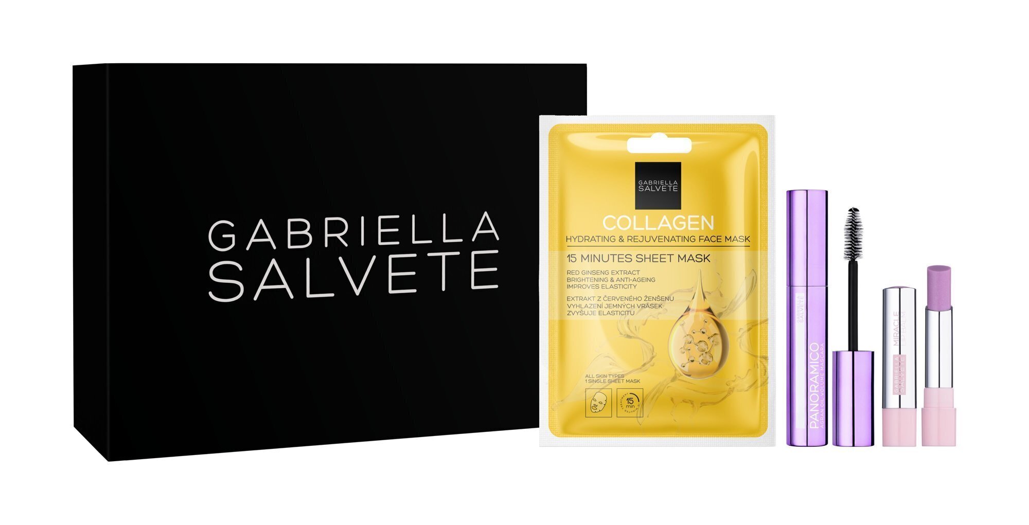 Kosmeetikakomplekt Gabriella Salvete Care: ripsmetušš 13 ml + huulepalsam 4 g + näomask 1 tk. hind ja info | Näomaskid, silmamaskid | kaup24.ee