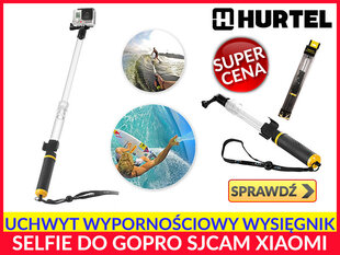 Float Selfie Pole Extendable Floating Monopod for GoPro SJCAM цена и информация | Штативы | kaup24.ee