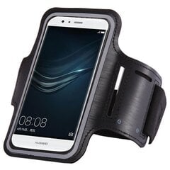 Universal Running Armband for 6" Smartphones black цена и информация | Чехлы для телефонов | kaup24.ee