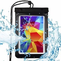 Universal Waterproof Case Pouch Dry Bag for Phone or Tablet up to 8" black цена и информация | Чехлы для телефонов | kaup24.ee