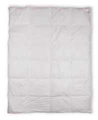 Naturaalne udusule tekk Rava Lux Premium, 200 x 220 cm, RL76 koos 1.5 kg 90% hane udusule täidisega, valge цена и информация | Одеяла | kaup24.ee