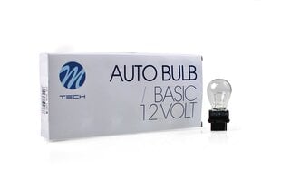 Галогенная лампа M-Tech P27w W2,5x16d 3156 12В цена и информация | Автомобильные лампочки | kaup24.ee