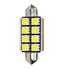 LED pirn M-Tech LB327W C5W 12V, 2 tk hind ja info | Autopirnid | kaup24.ee