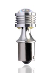 LED pirn M-Tech LB811W 12-24V BA15S, valge цена и информация | Автомобильные лампочки | kaup24.ee