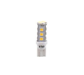 Светодиодная лампа M-Tech LB077W W5W T10 12В, 2 шт цена и информация | Автомобильные лампочки | kaup24.ee