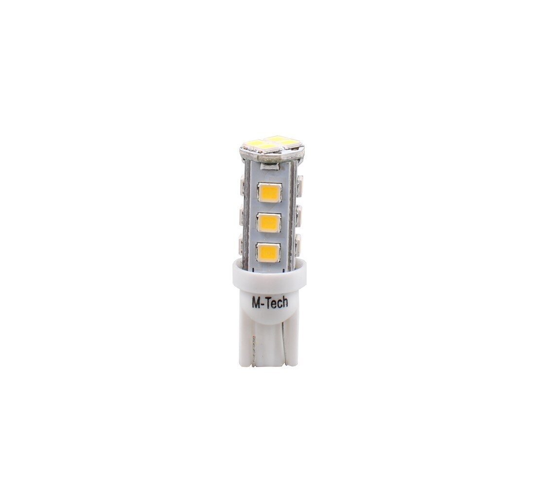 LED pirn M-Tech LB077W W5W T10 12V, 2 tk цена и информация | Autopirnid | kaup24.ee