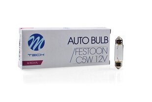 Autopirn M-Tech Festoon C5W 12V цена и информация | Автомобильные лампочки | kaup24.ee