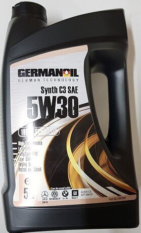 Sünteetiline mootoriõli Germanoil Synth 5W30, 5L цена и информация | Mootoriõlid | kaup24.ee