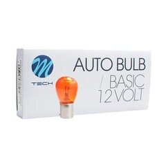 Autosignalisatsiooni pirn M-Tech 12V/21W S25 BA15S Amber hind ja info | Autopirnid | kaup24.ee