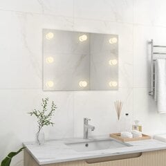 LED pirnidega seinapeegel цена и информация | Подвесные зеркала | kaup24.ee