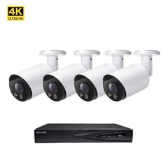 Комплект Hikvision NVR 7604 + 8MP Bullet VAI2085HKB2 цена и информация | Valvekaamerad | kaup24.ee