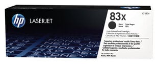 HP 83X Black LaserJet Toner Cartridge (2.500 pages) hind ja info | Laserprinteri toonerid | kaup24.ee