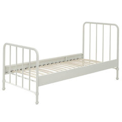 Кровать Bronxx 90x200 см, белый цена и информация | Кровати | kaup24.ee