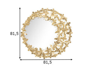 Зеркало Glam, золотистое цена и информация | Зеркала | kaup24.ee
