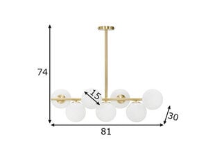 Люстра GLAMY 7 лампочек, 81х30х74 см цена и информация | Люстры | kaup24.ee